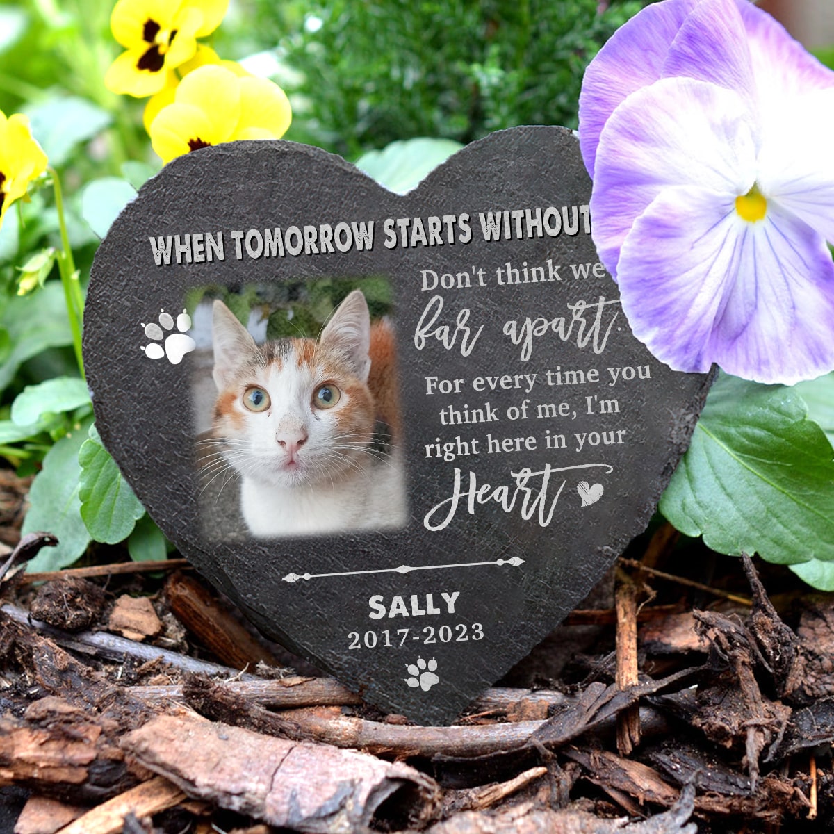 When Tomorrow Start Without Me | Dog Headstone | Dog Tombstone
