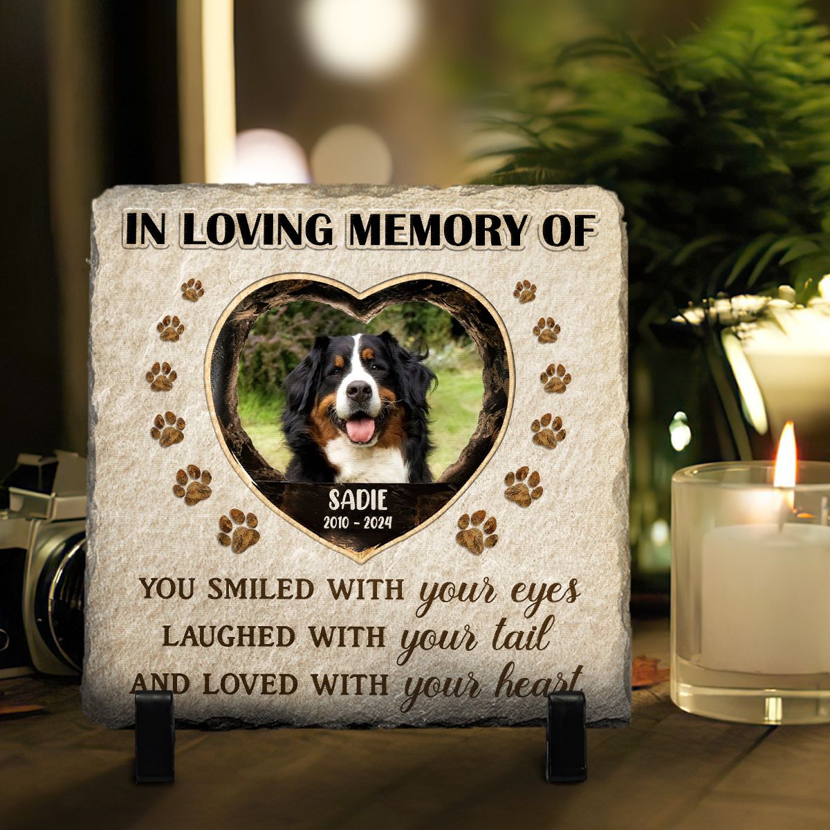 In Loving Memory Of Memorial Stone | Dog Headstone | Dog Tombstone