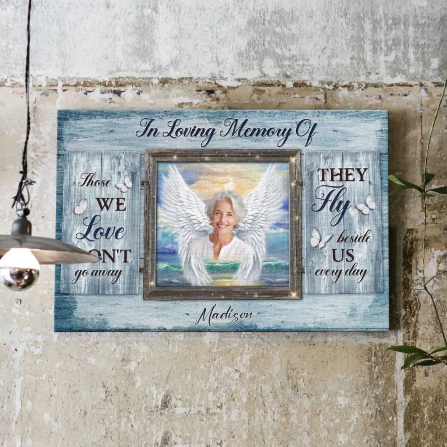In Loving Memory Of Memorial Canvas | Memorial Gift For Loss