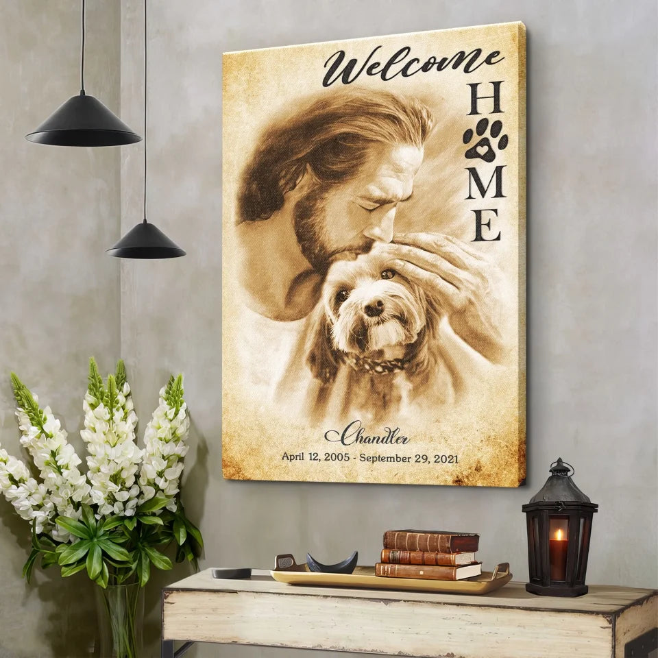 Dog Memorial Gifts | Welcome Home Jesus