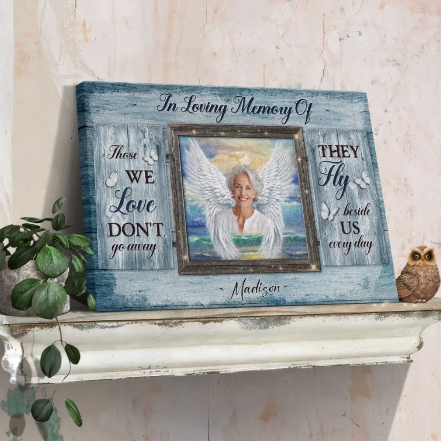 In Loving Memory Of Memorial Canvas | Memorial Gift For Loss