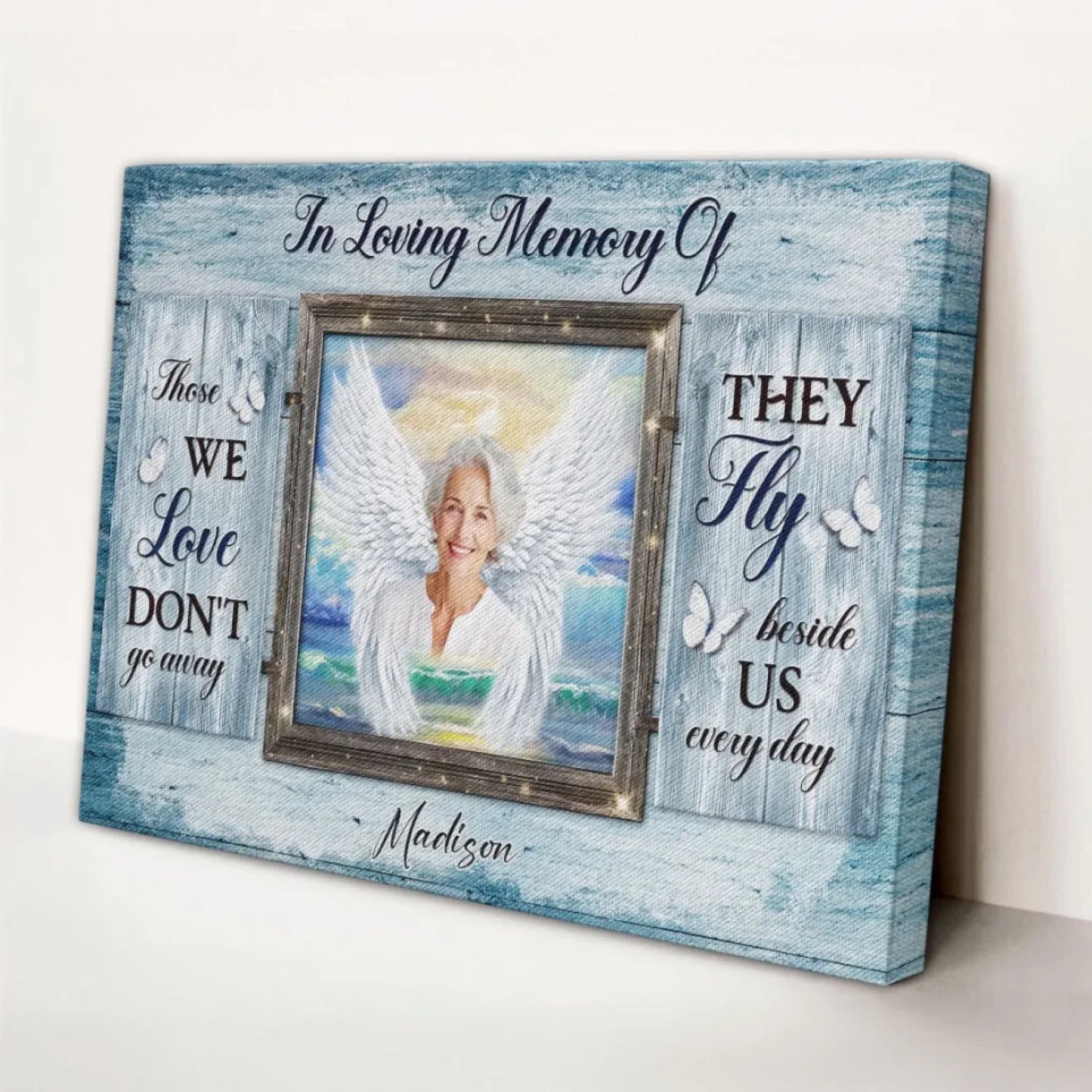 In Loving Memory Of Memorial Canvas | Memorial Gift For Loss