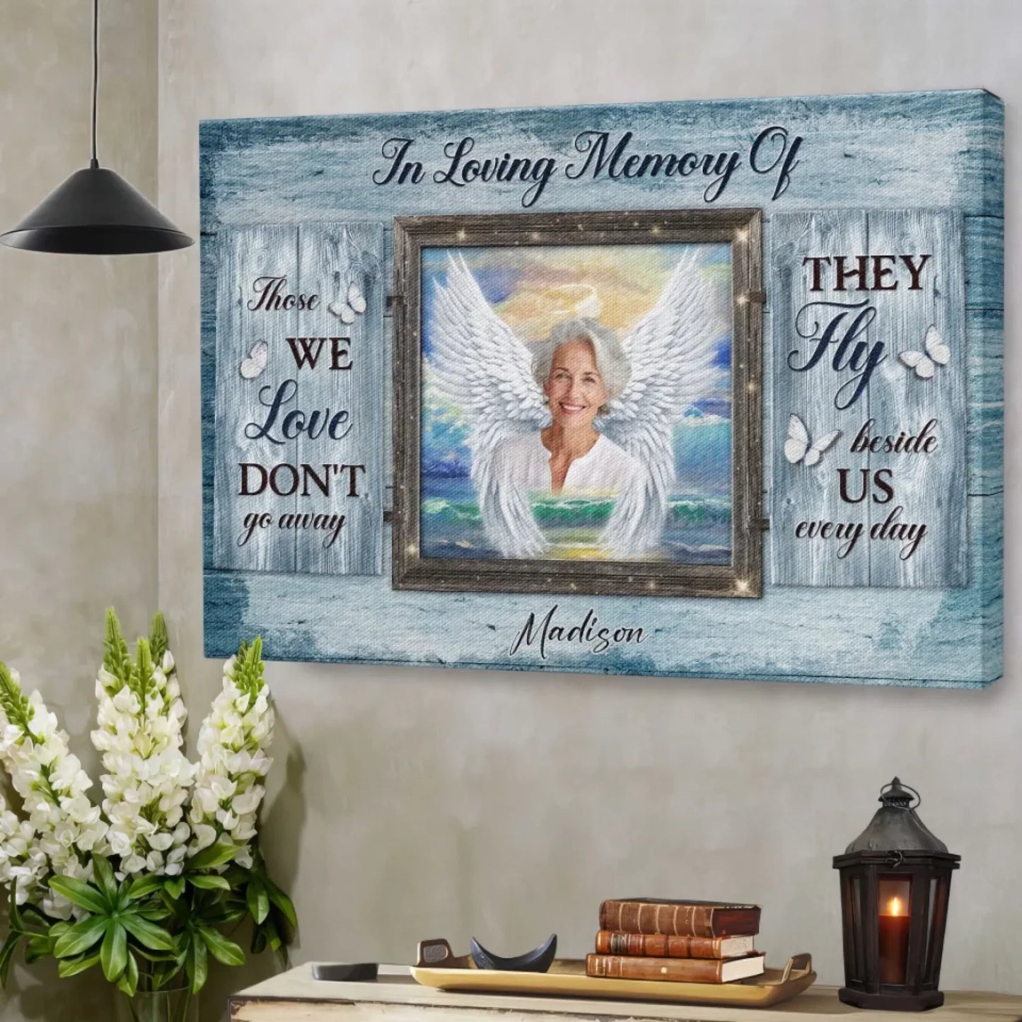 In Loving Memory Of Memorial Canvas | Memorial Gift For Loss