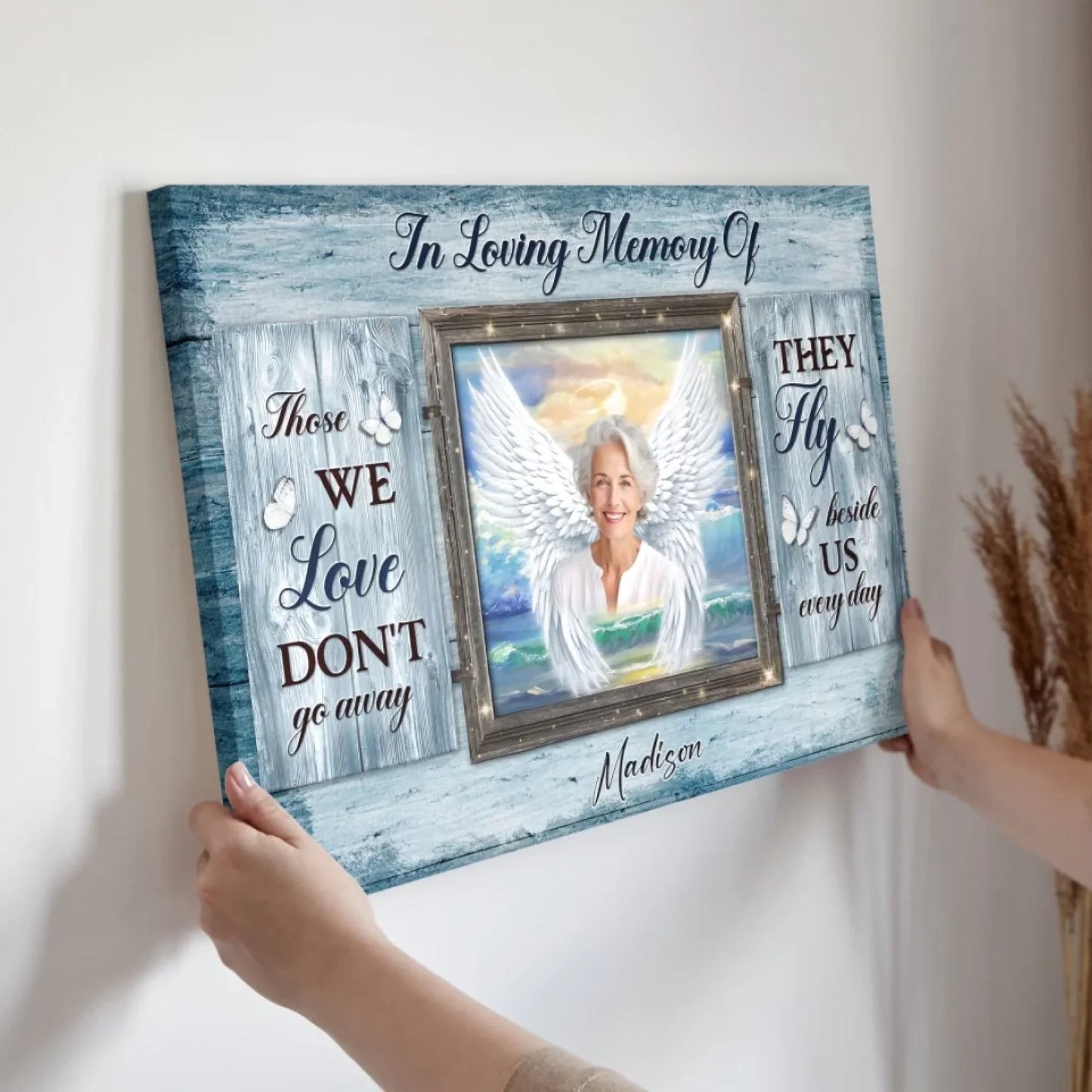 In Loving Memory Of Memorial Canvas | Memorial Gift For Loss