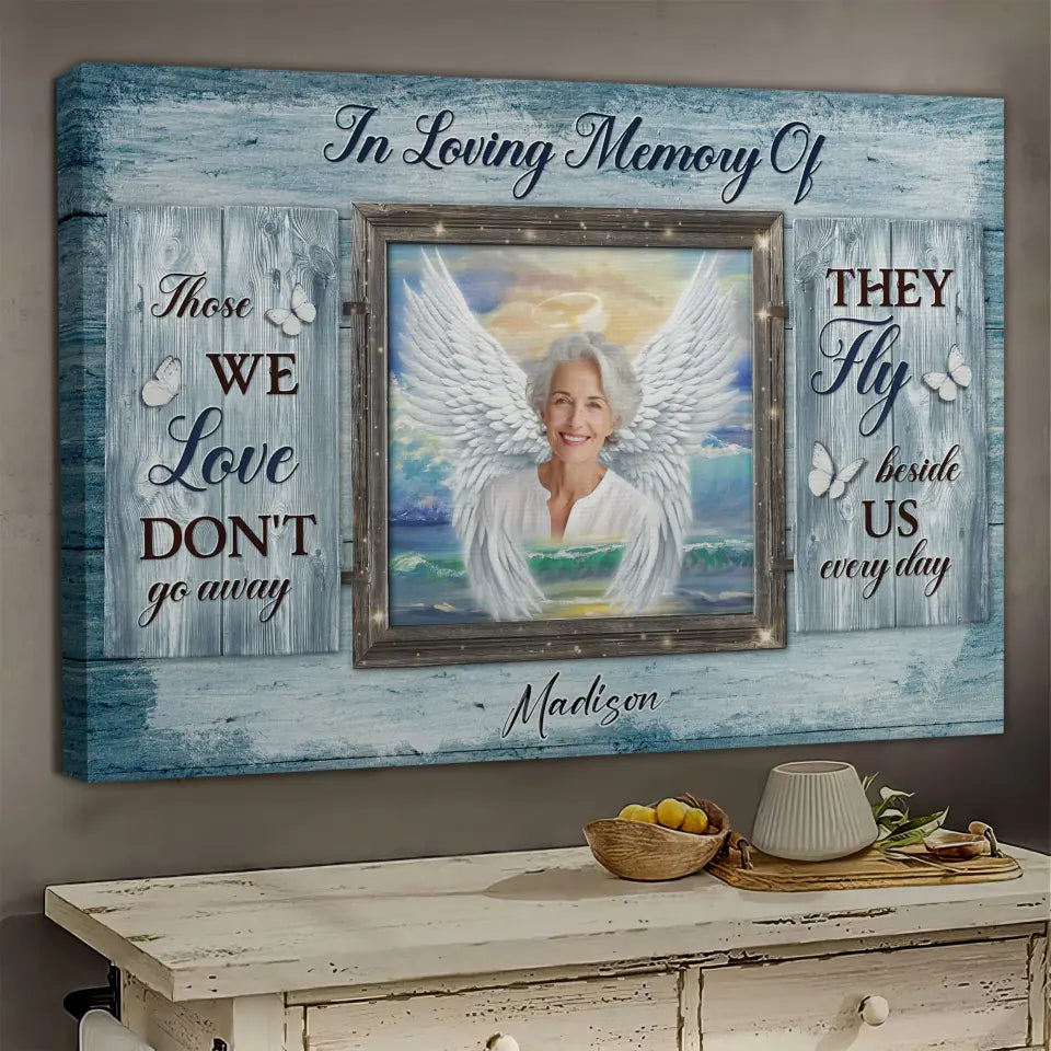 In Loving Memory Of Memorial Canvas | Memorial Gift For Loss