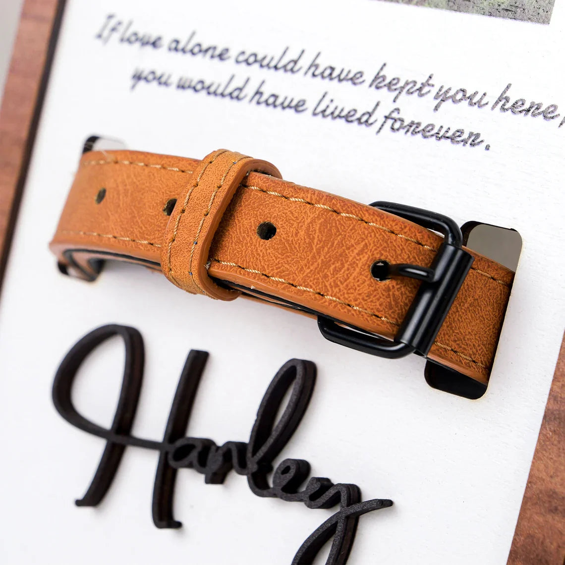 Custom Dog Memorial Collar With Photo