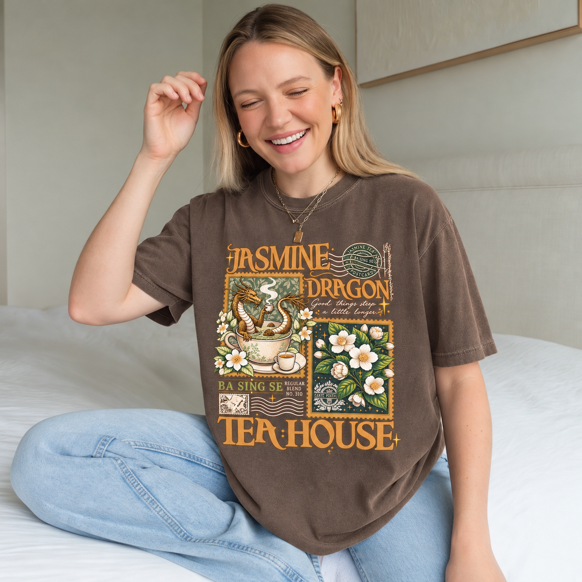 Jasmine Dragon Tea House Comfort Colors® Shirt | Uncle Iroh Tea Shop Shirt