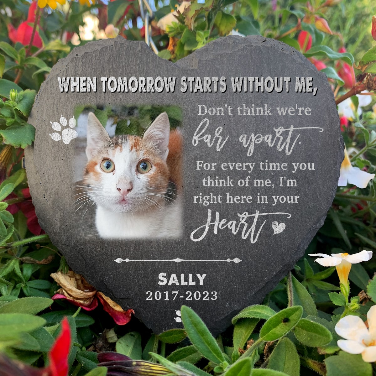 When Tomorrow Start Without Me | Dog Headstone | Dog Tombstone