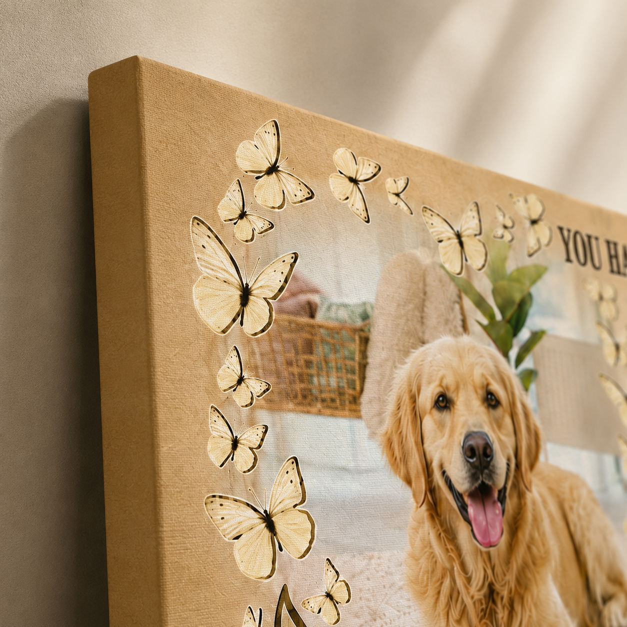 You Have Left My Life | Custom Dog Memorial Canvas | Dog Memorial Gifts