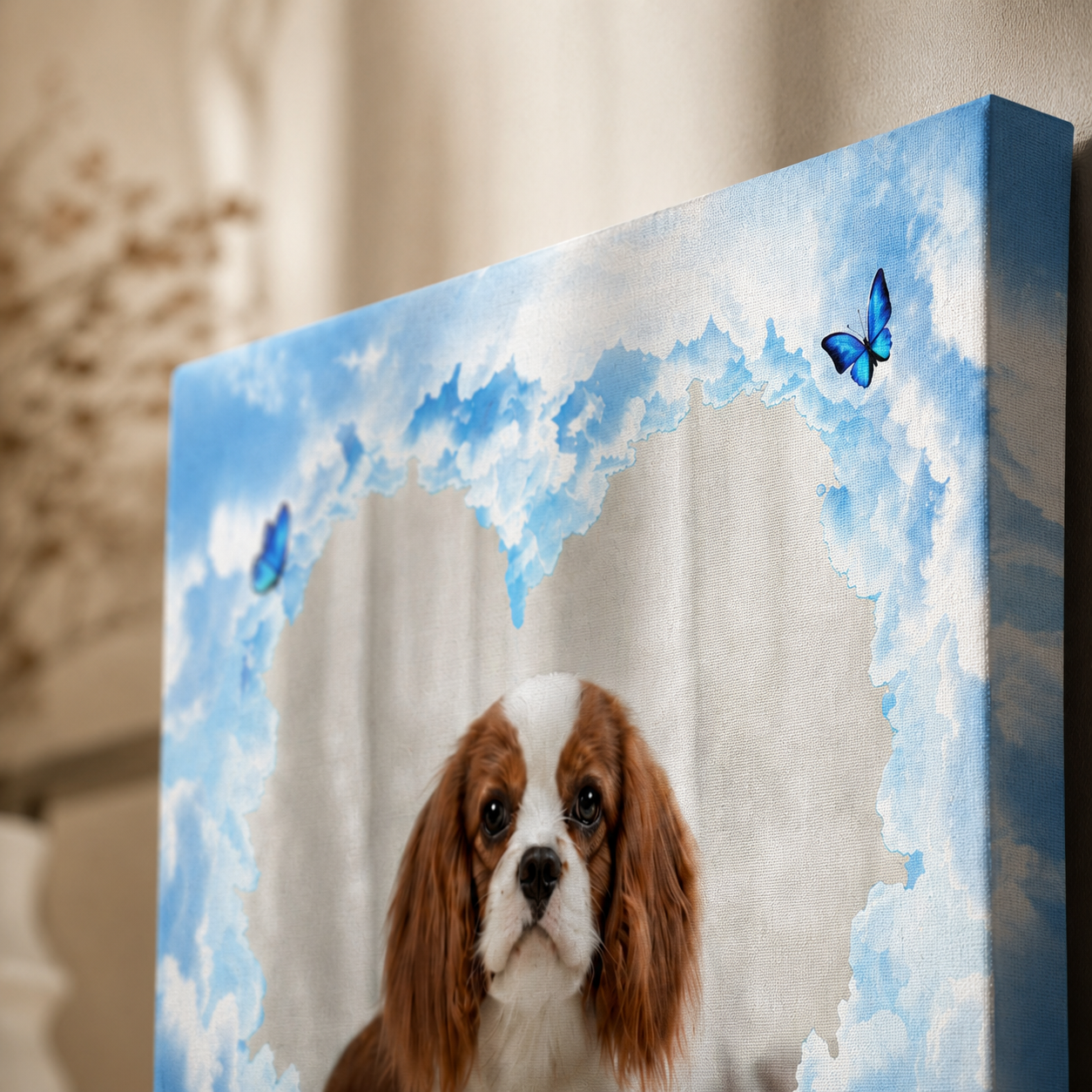 I Miss You | Custom Dog Memorial Canvas | Dog Memorial Gifts