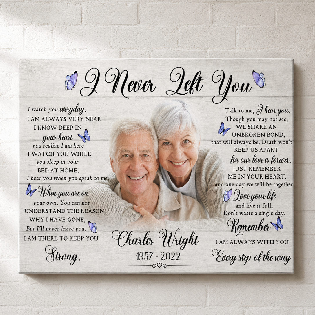 I Never Left You Poem | Memorial Gift For Loss