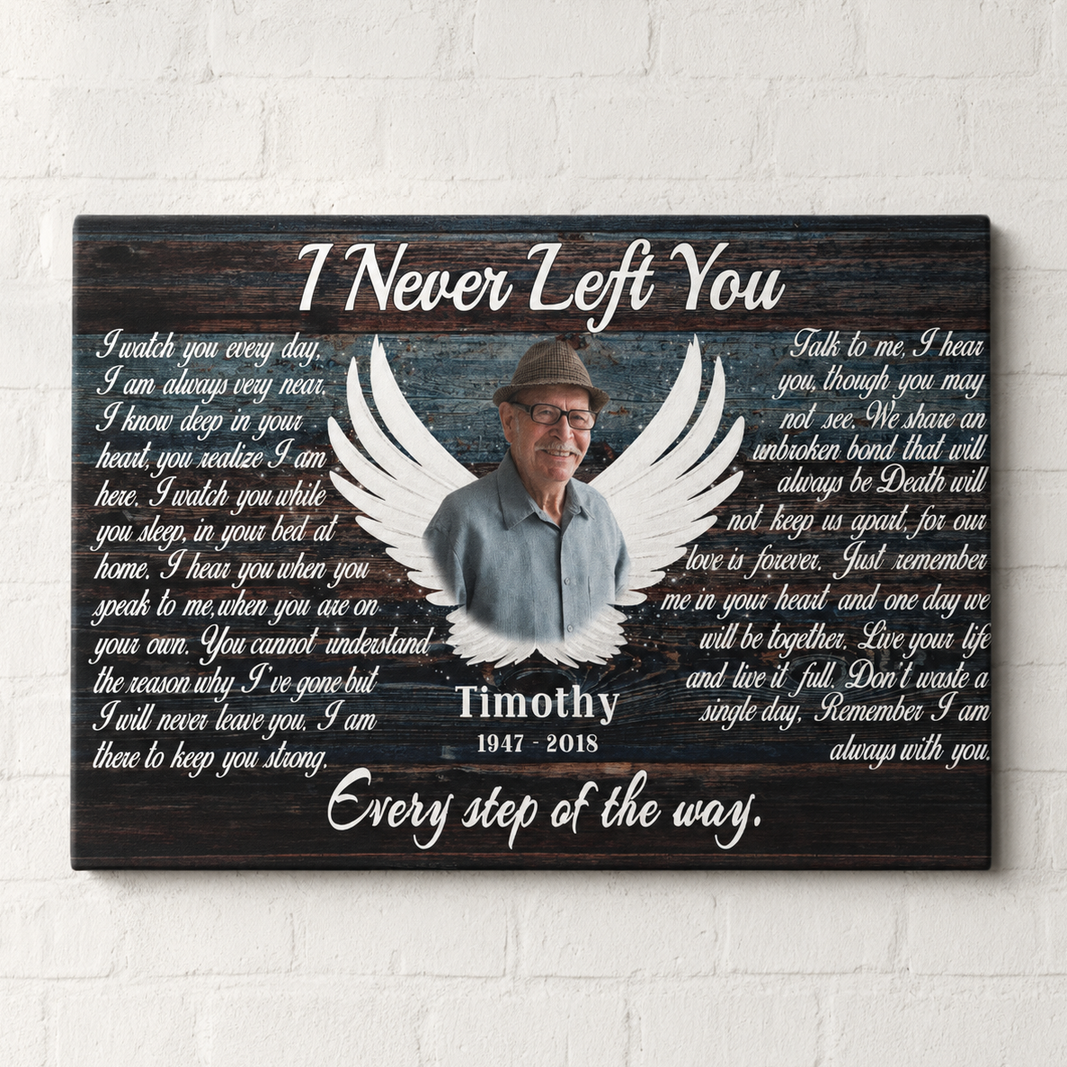 I Never Left You Poem | Memorial Gift For Loss
