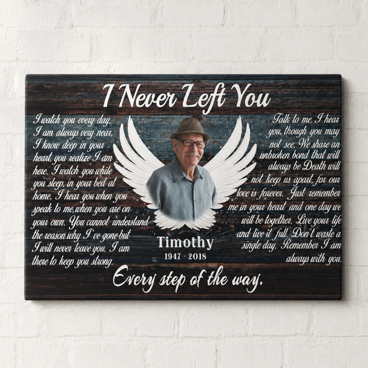I Never Left You Poem | Memorial Gift For Loss