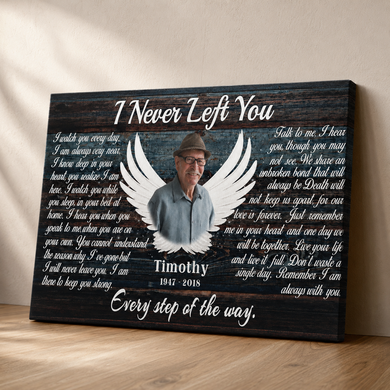 I Never Left You Poem | Memorial Gift For Loss