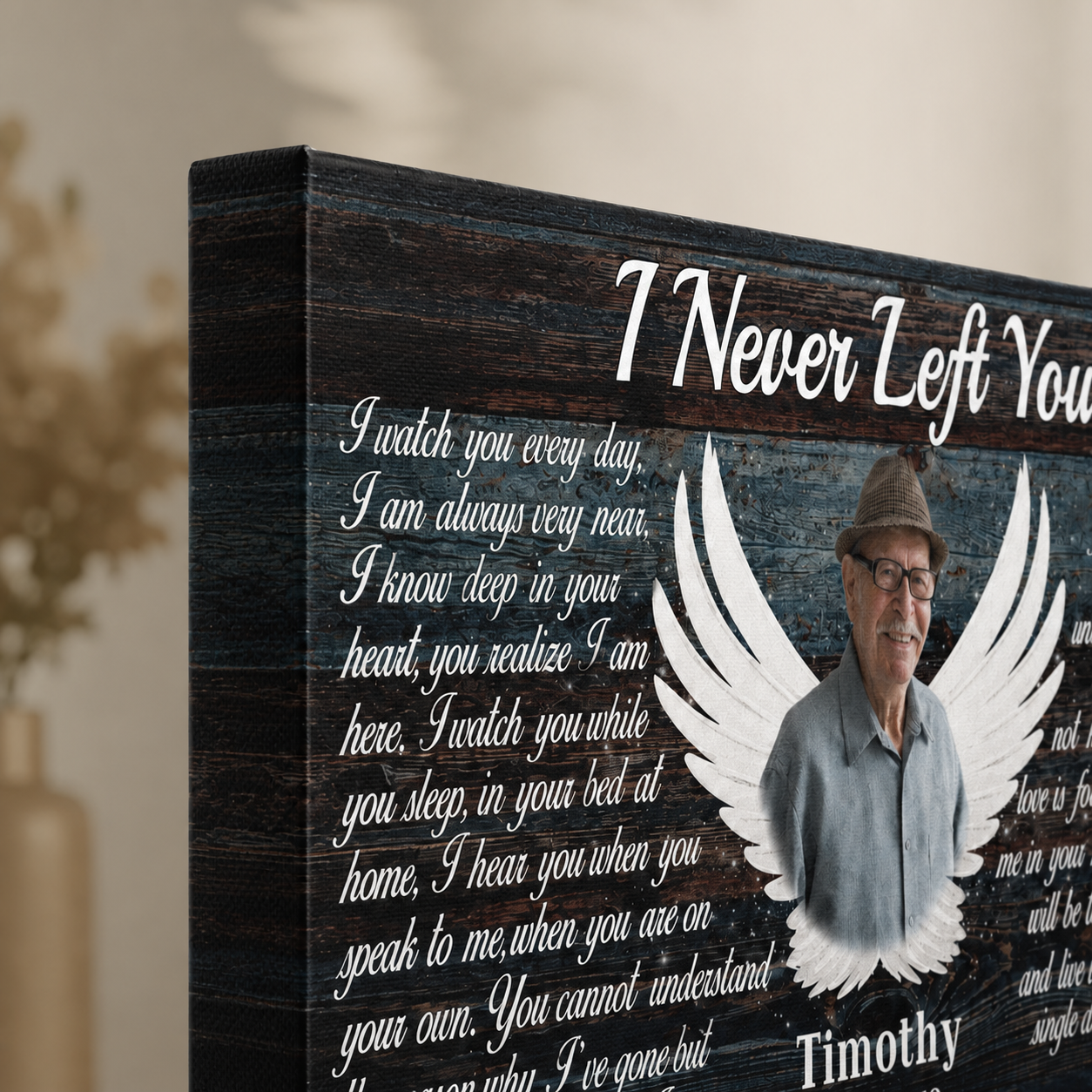 I Never Left You Poem | Memorial Gift For Loss