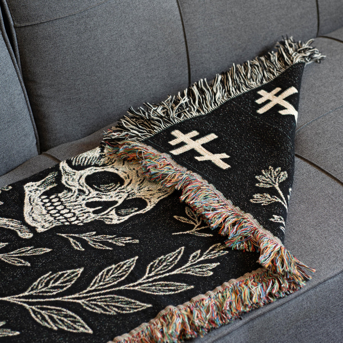 Christian Tapestry Woven Blanket | Death To The World Orthodox Christian Tapestry