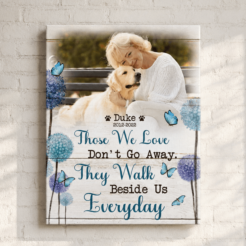 Custom Dog Memorial Canvas Print