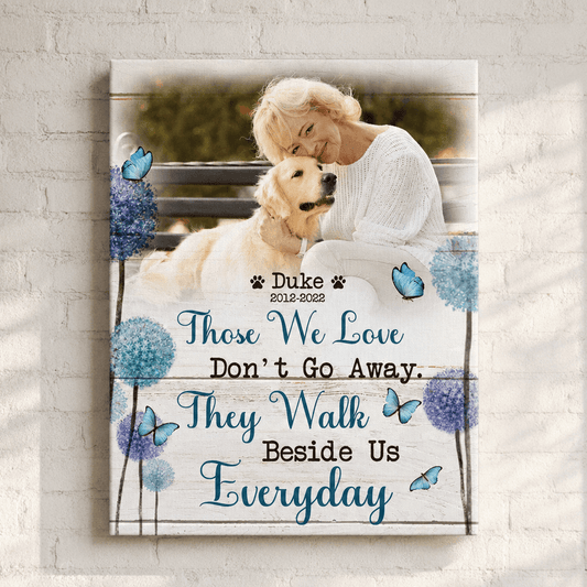 Custom Dog Memorial Canvas Print