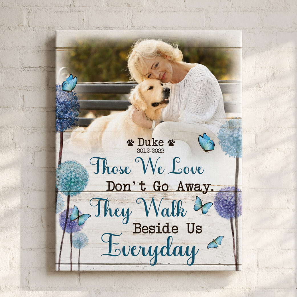 Custom Dog Memorial Canvas Print