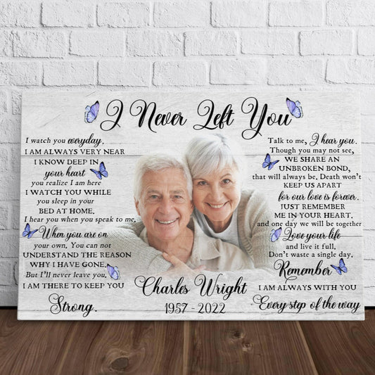 I Never Left You Poem | Memorial Gift For Loss