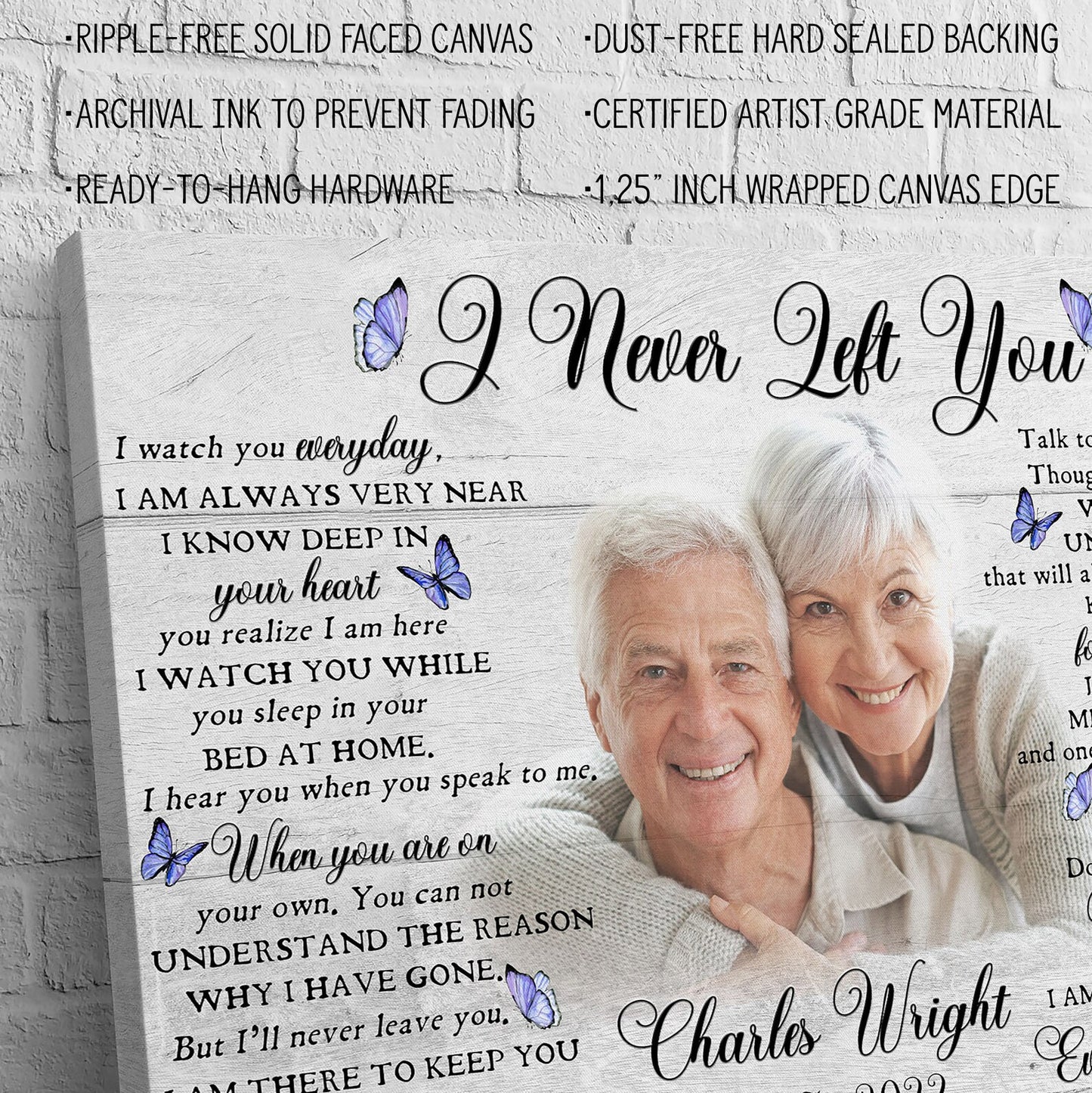 I Never Left You Poem | Memorial Gift For Loss