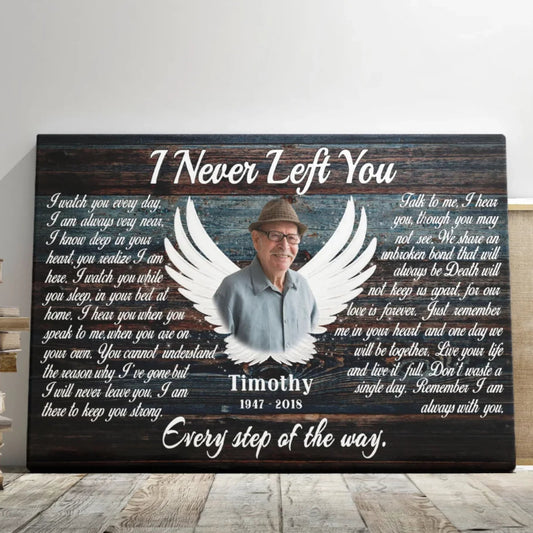 I Never Left You Poem Memorial Gift For Loss
