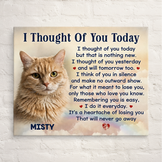 I Thought Of You Today Poem