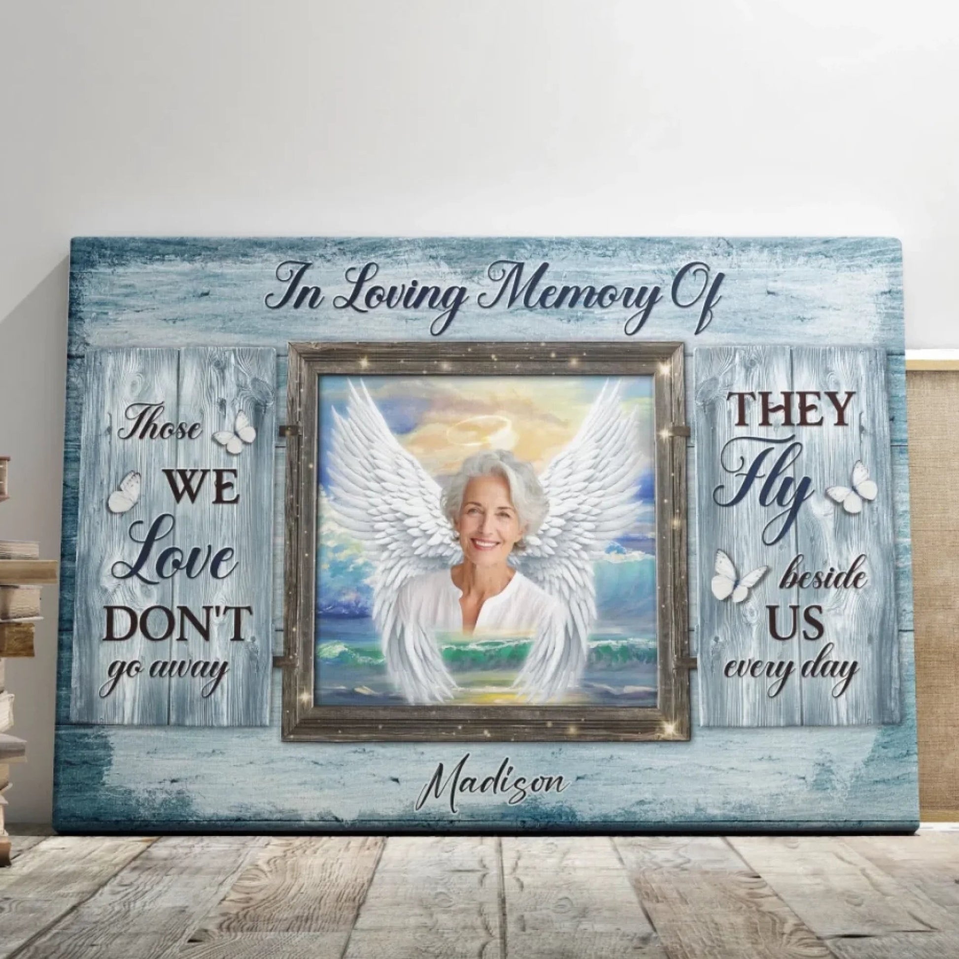 In Loving Memory Of Memorial Canvas Memorial Gift For Loss
