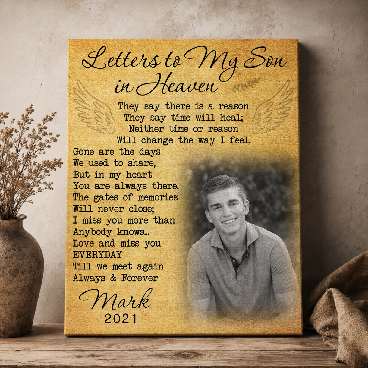 Letters To My Son In Heaven Sympathy Poem