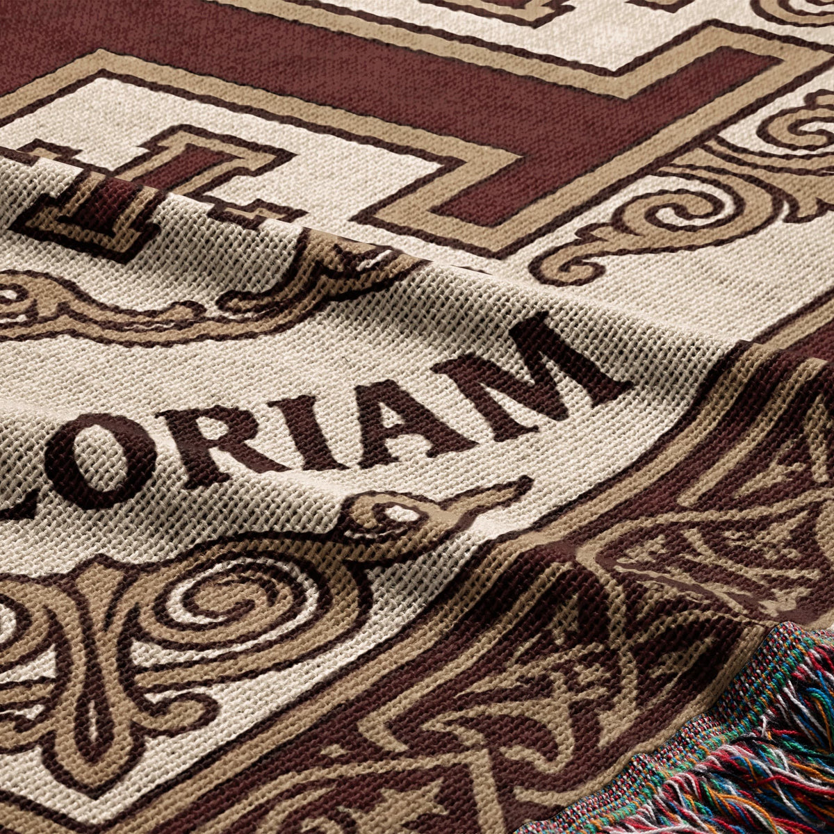 Non Nobis Domine Jerusalem Cross Medieval Tapestry