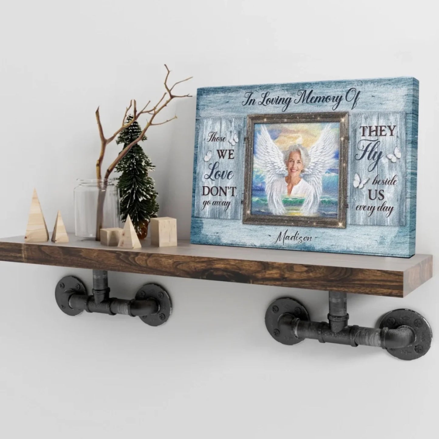 In Loving Memory Of Memorial Canvas | Memorial Gift For Loss