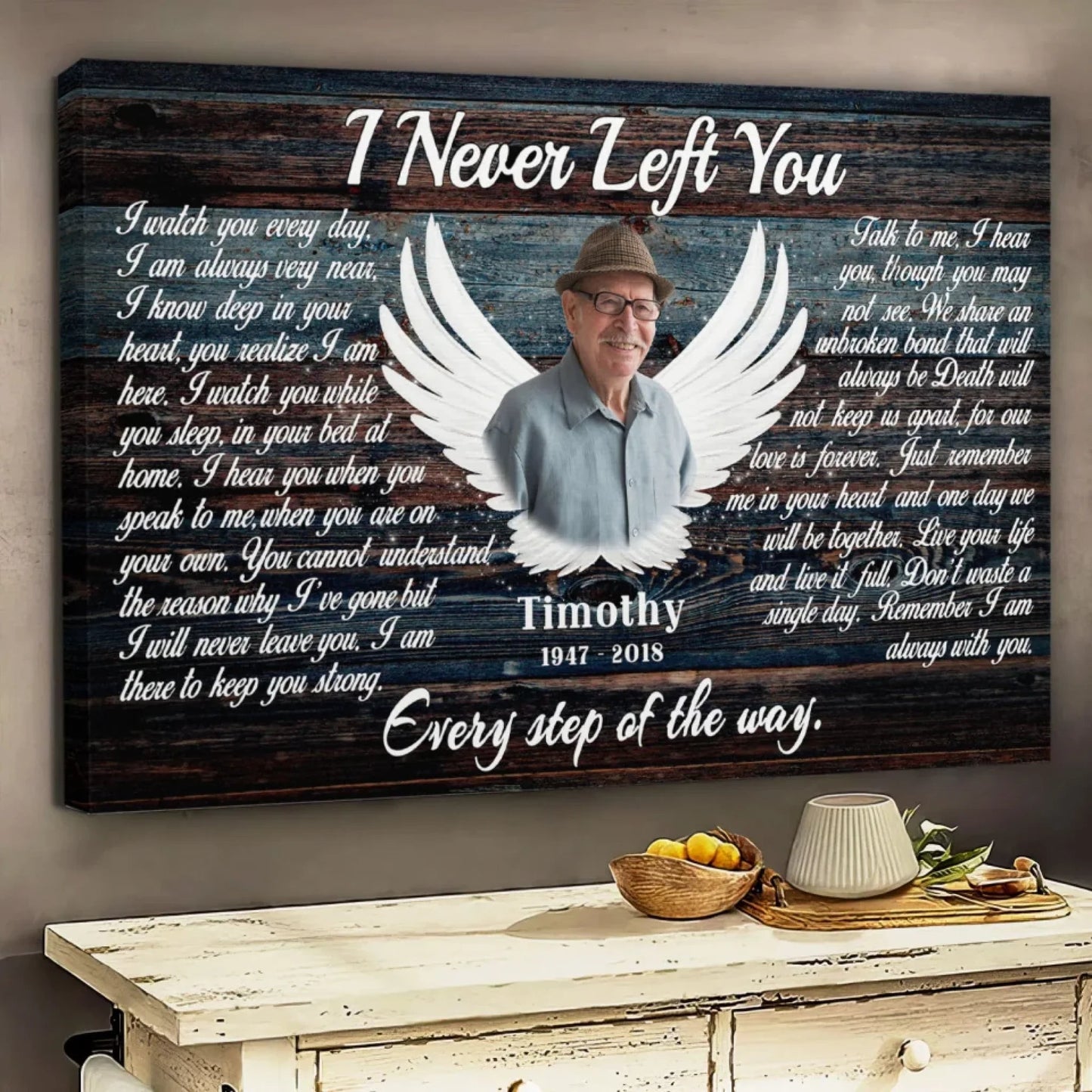 I Never Left You Poem | Memorial Gift For Loss