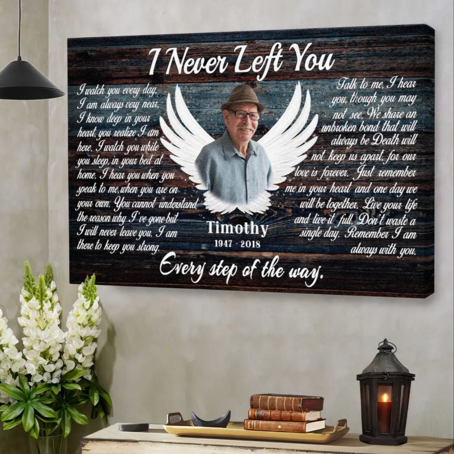 I Never Left You Poem | Memorial Gift For Loss