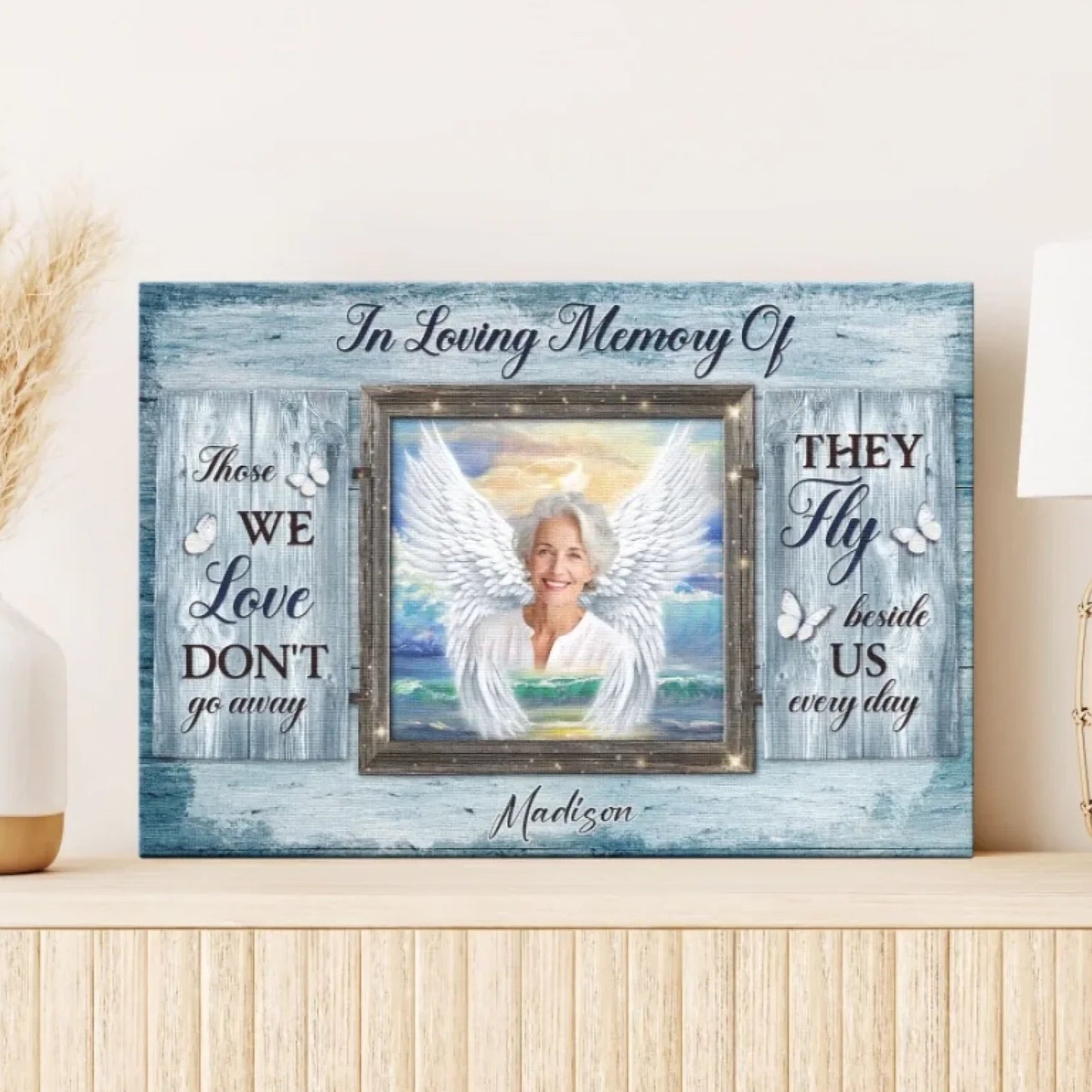 In Loving Memory Of Memorial Canvas | Memorial Gift For Loss