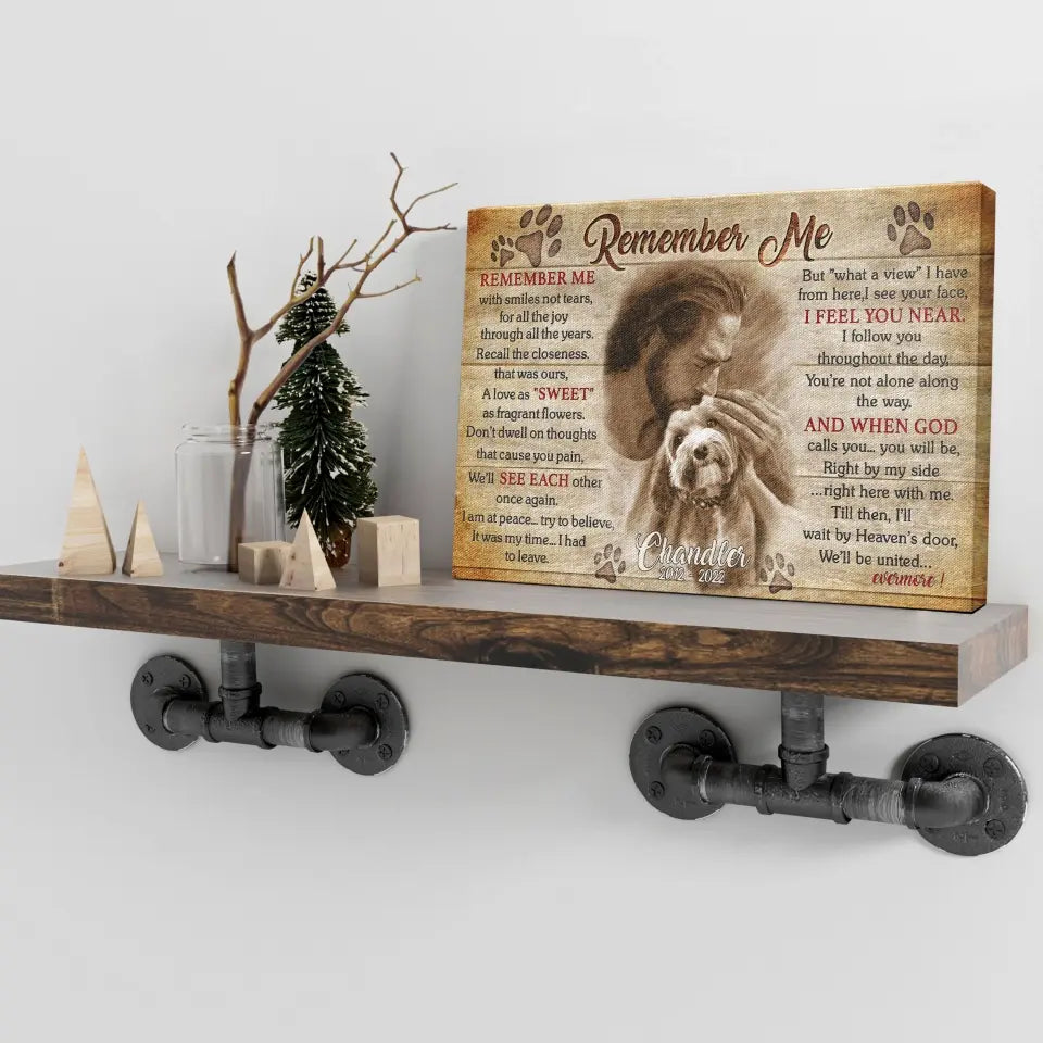 Remember Me Poem | Dog Memorial Gifts