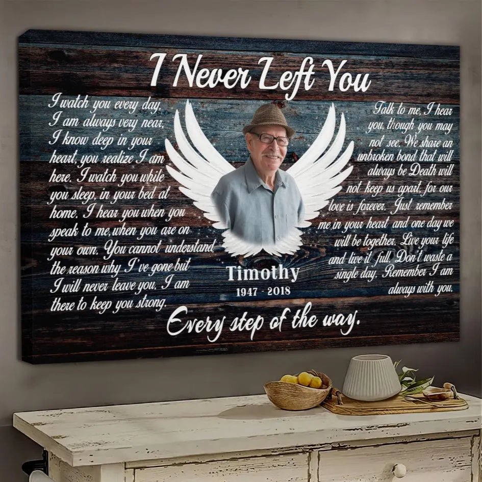 I Never Left You Poem | Memorial Gift For Loss