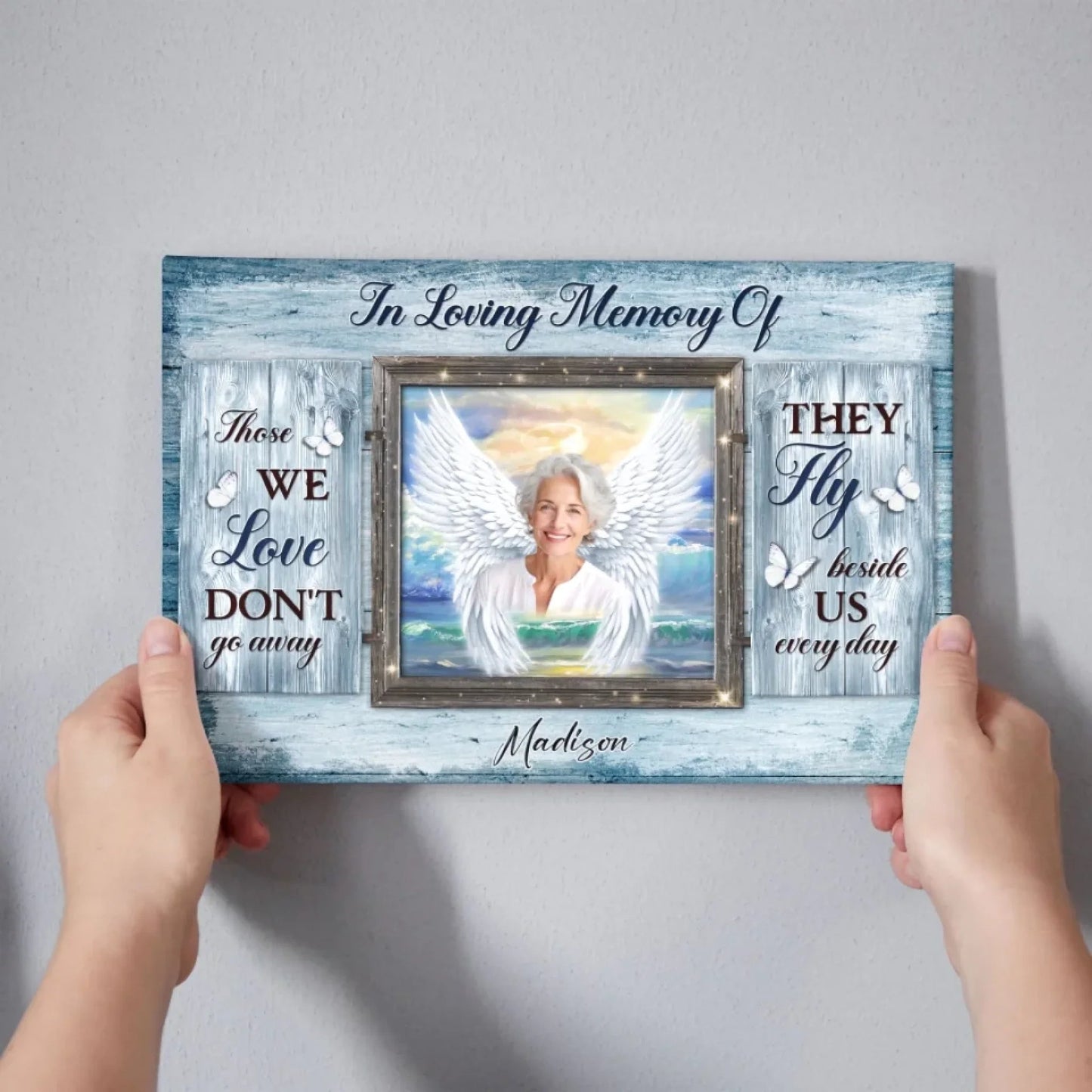 In Loving Memory Of Memorial Canvas | Memorial Gift For Loss