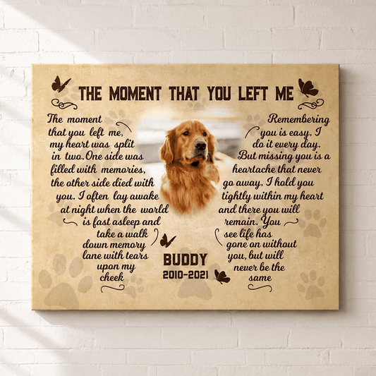 The Moment That You Left Me Canvas Print Art