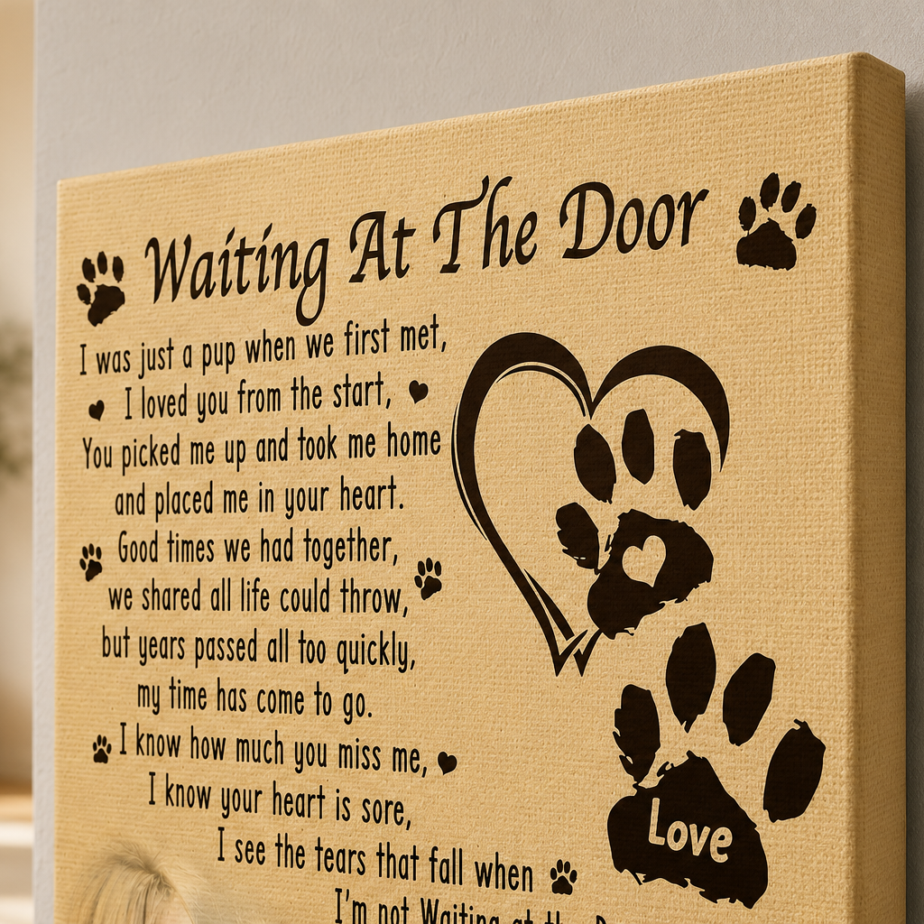 Waiting At The Door Dog Poem