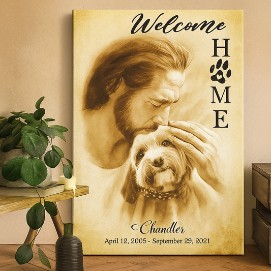 Dog Memorial Gifts | Welcome Home Jesus