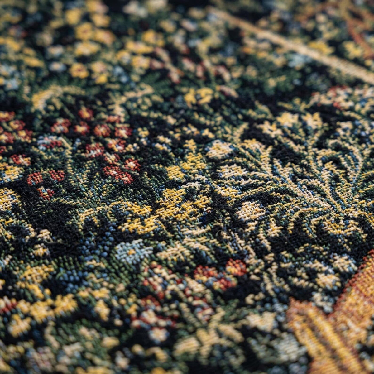 The Unicorn In Captivity Tapestry | Unicorn Hunt Tapestry